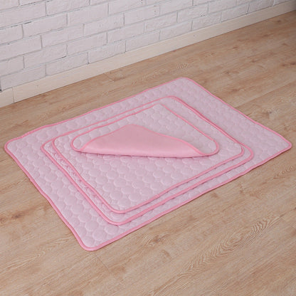 Pet Summer Portable Ice Silk Cooling Pad